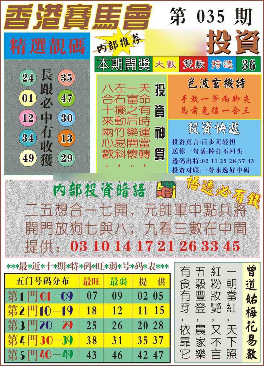035期马经投资[图]